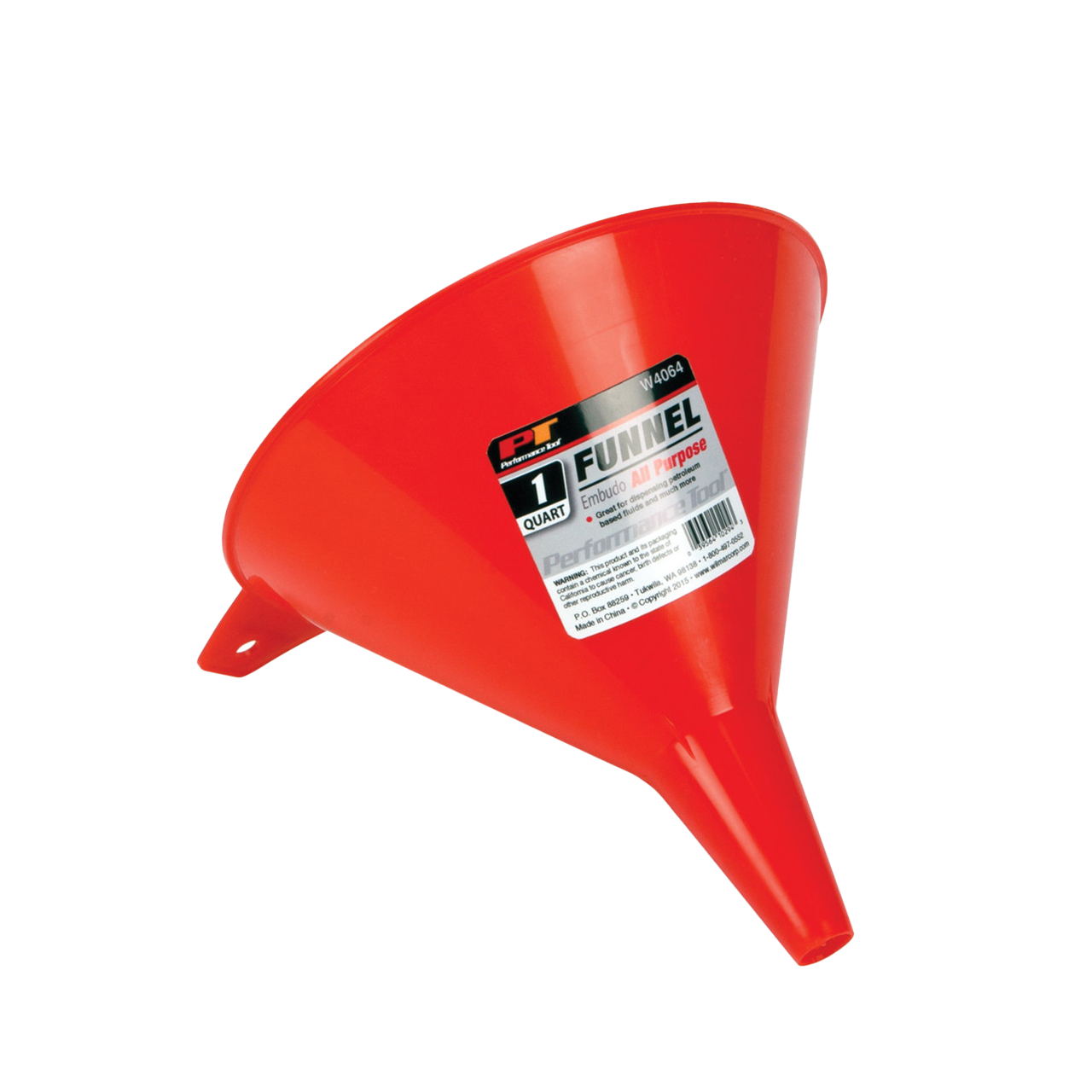 1 Quart All Purpose Funnel: Red