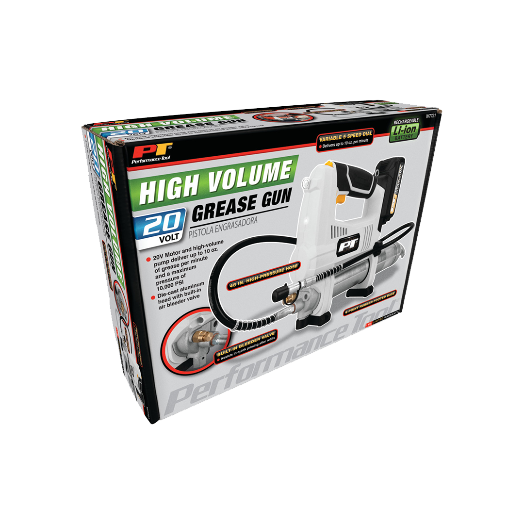 20V Cordless High Volume Grease Gun