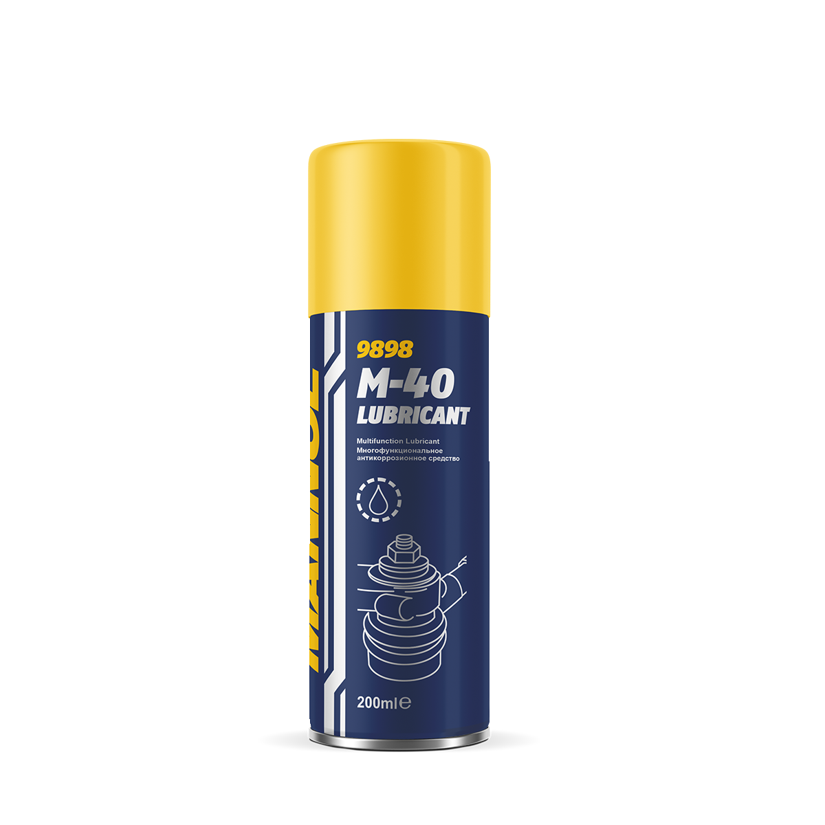 MANNOL M-40 AEROSOL LUBE (200ML) (ANTI-RUST) Louis Industrial LIG MANNOL M-40 AEROSOL LUBE (200ML) (ANTI-RUST) Louis Industrial LIG