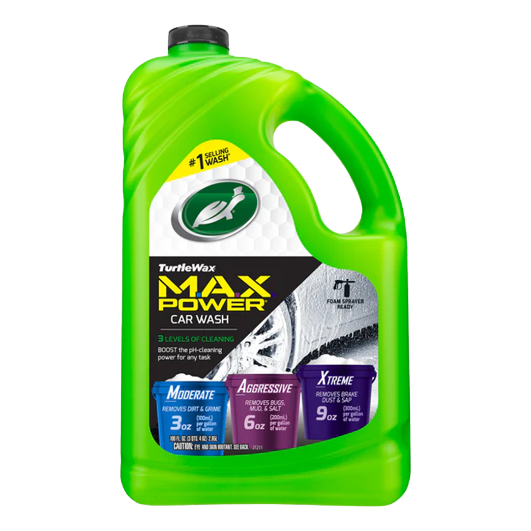 TurtleWax MAX POWER CAR WASH 100 FL OZ