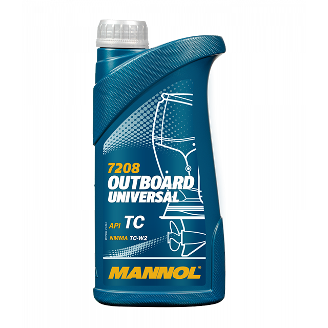 MANNOL 2-CYCLE OIL (TCW3) OUTBOARD MARINE (1L) (7207-1)