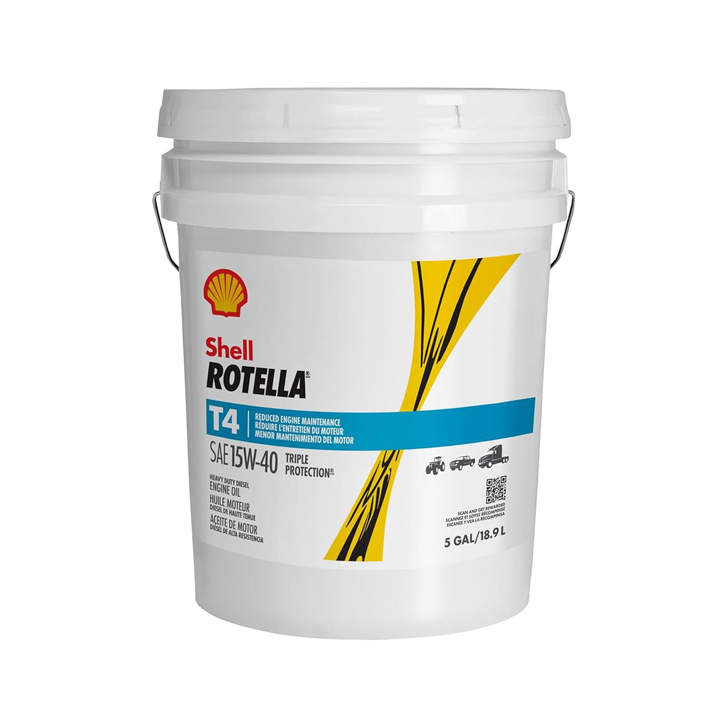 Shell Rotella T4 Triple Protection 15W40 (Low Sulphur)