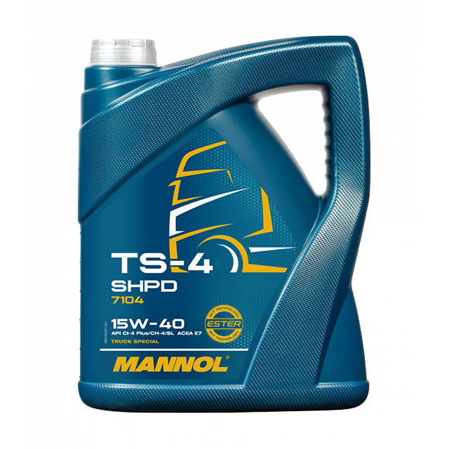 MANNOL ENGINE OIL 15W40 (CI-4) (CASE) (5L) (7104-5)