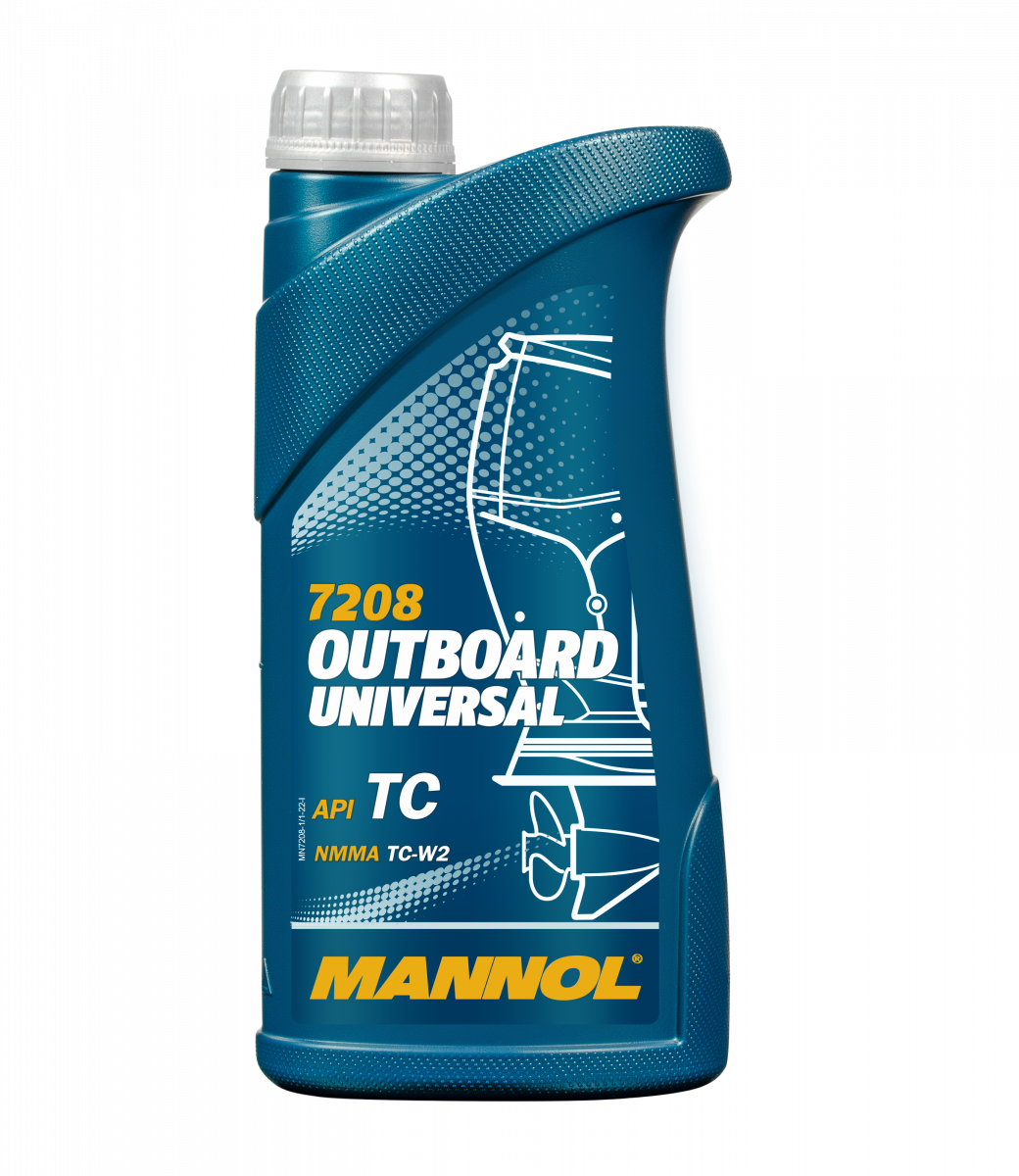 MANNOL 2-CYCLE OIL (TCW2) OUTBOARD UNIVERSAL (1L) 7208-1