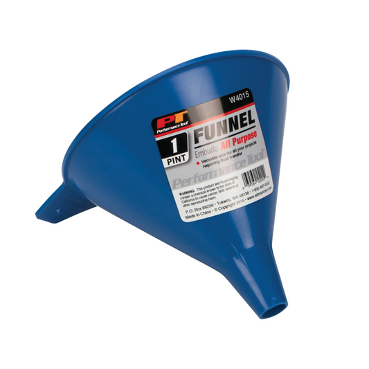 1 Pint All Purpose Funnel: Blue