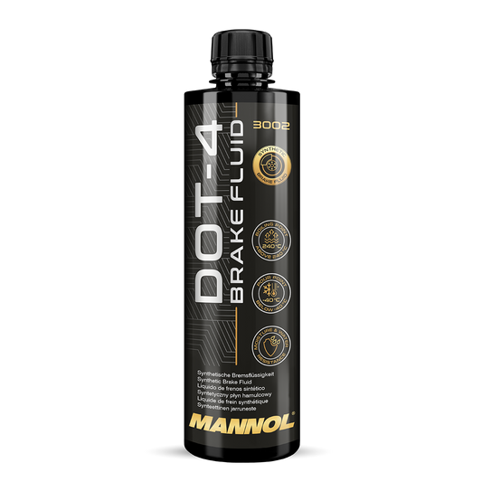 MANNOL BRAKE FLUID DOT 4 - FULLY SYNTHETIC (450ML)