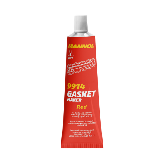 MANNOL SILICONE GASKET MAKER (RED) (TUBE)(3 OZ)