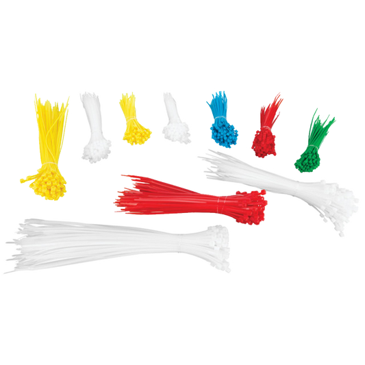 1,000 pc. Cable Tie Assortment
