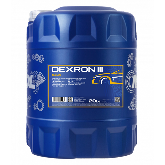 MANNOL TRANSMISSION OIL DIII AUTOMATIC PLUS (PAIL) (8206-20)