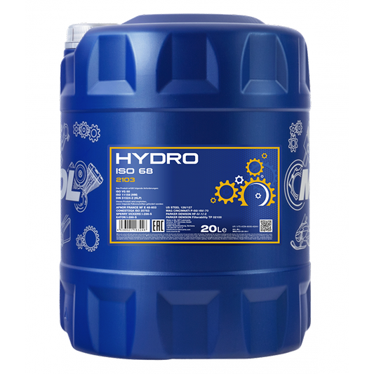 MANNOL HYDRAULIC OIL ISO 68 LONGLIFE (PAIL) (20L) (2103-20)