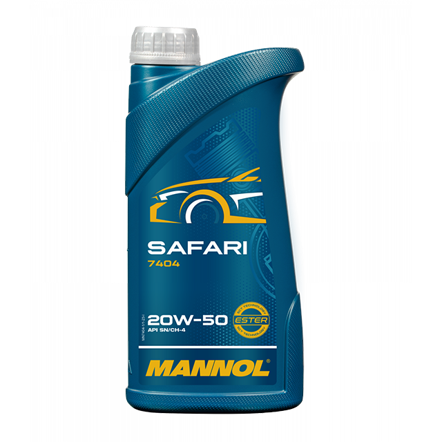 MANNOL ENGINE OIL SEMI-SYN SAFARI 20W50 (1L) (7404-1)