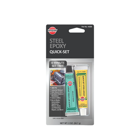 VERSACHEM STEEL EPOXY QUICK SET - 2 OZ