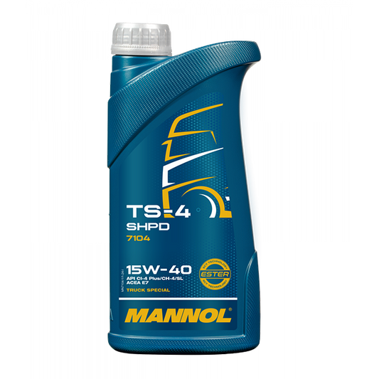 MANNOL ENGINE OIL 15W40 (CI-4) (CASE) (1L) (7104-1)