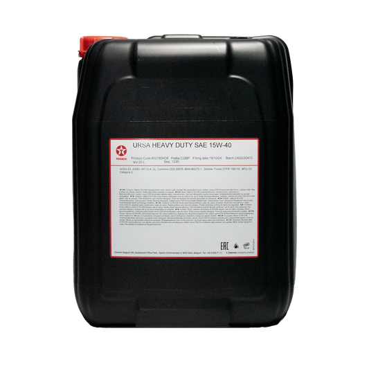 TEXACO URSA HEAVY DUTY SAE 15W40 CI-4 (20L)