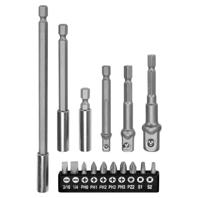 16 pc. Drill Adapter & Bit Set – Louis Industrial LIG